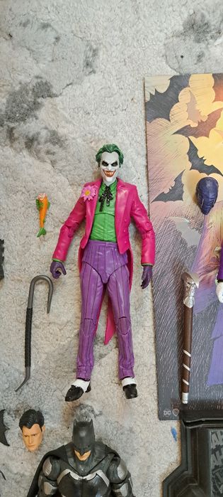 Figurine Mcfarlane DC Batman, Joker, deathstroke