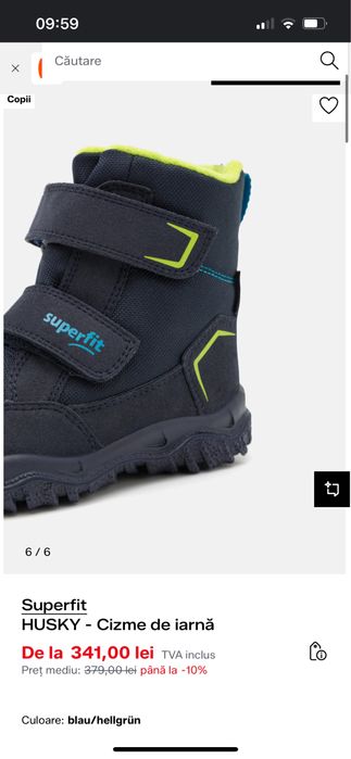 Ghete superfit, copii marime 26