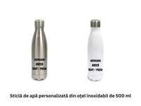 Sticlă de apă personalizată din oțel inoxidabil de 500 ml