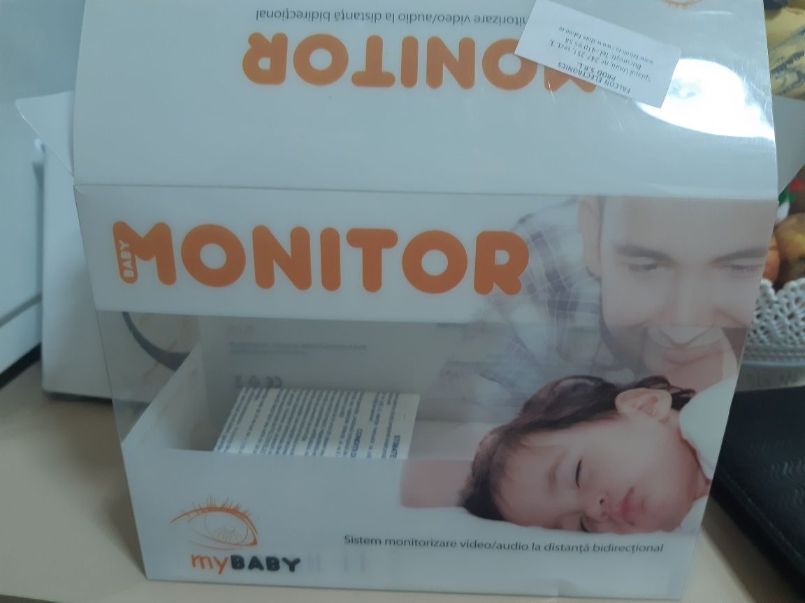 Baby Monitor MyBaby MB-1001, bidirectional, cu redare video si melodii