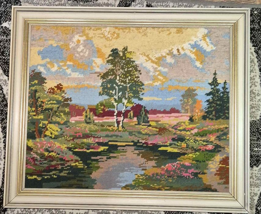 Стар гоблен с рамка