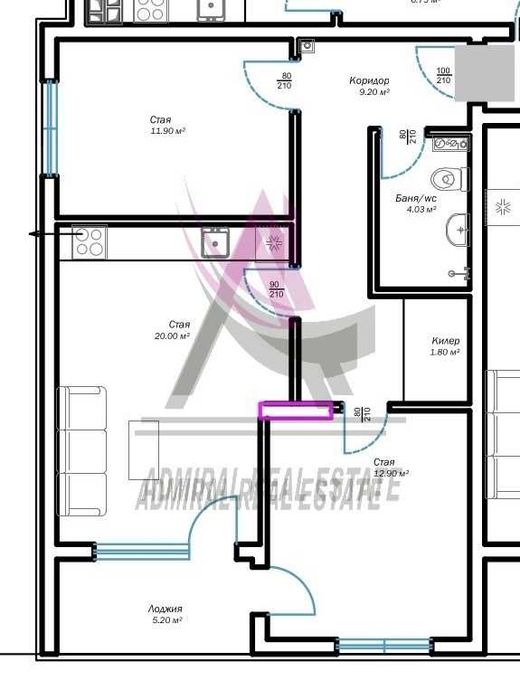 Продава се Тристаен апартамент в Варна, Възраждане 3 - 100 кв.м за 1200 €/кв.м - Снимка #6