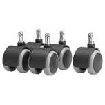 Sigilat NOU set 5 roti scaun birou ikea
