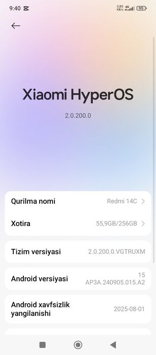 Redmi 14c 256/8+8