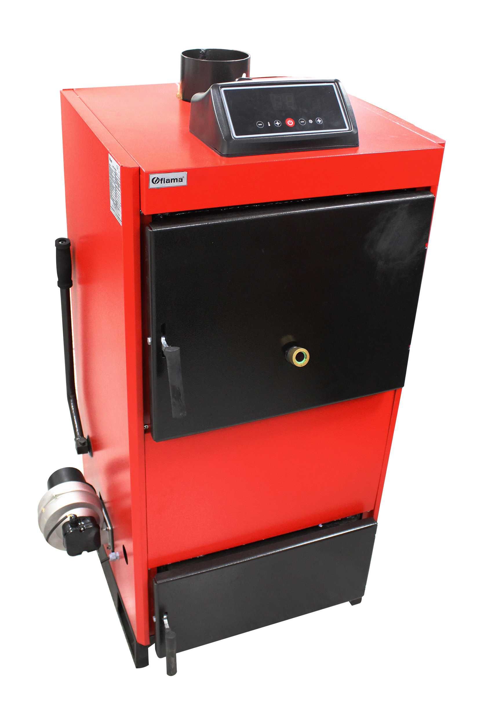 Centrala pe combustibil solid, lemn, carbune, Fiama D2, Putere 70 kW