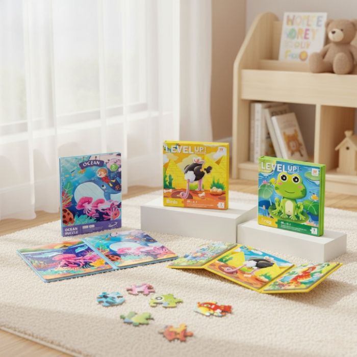 Книжка пъзел различни части