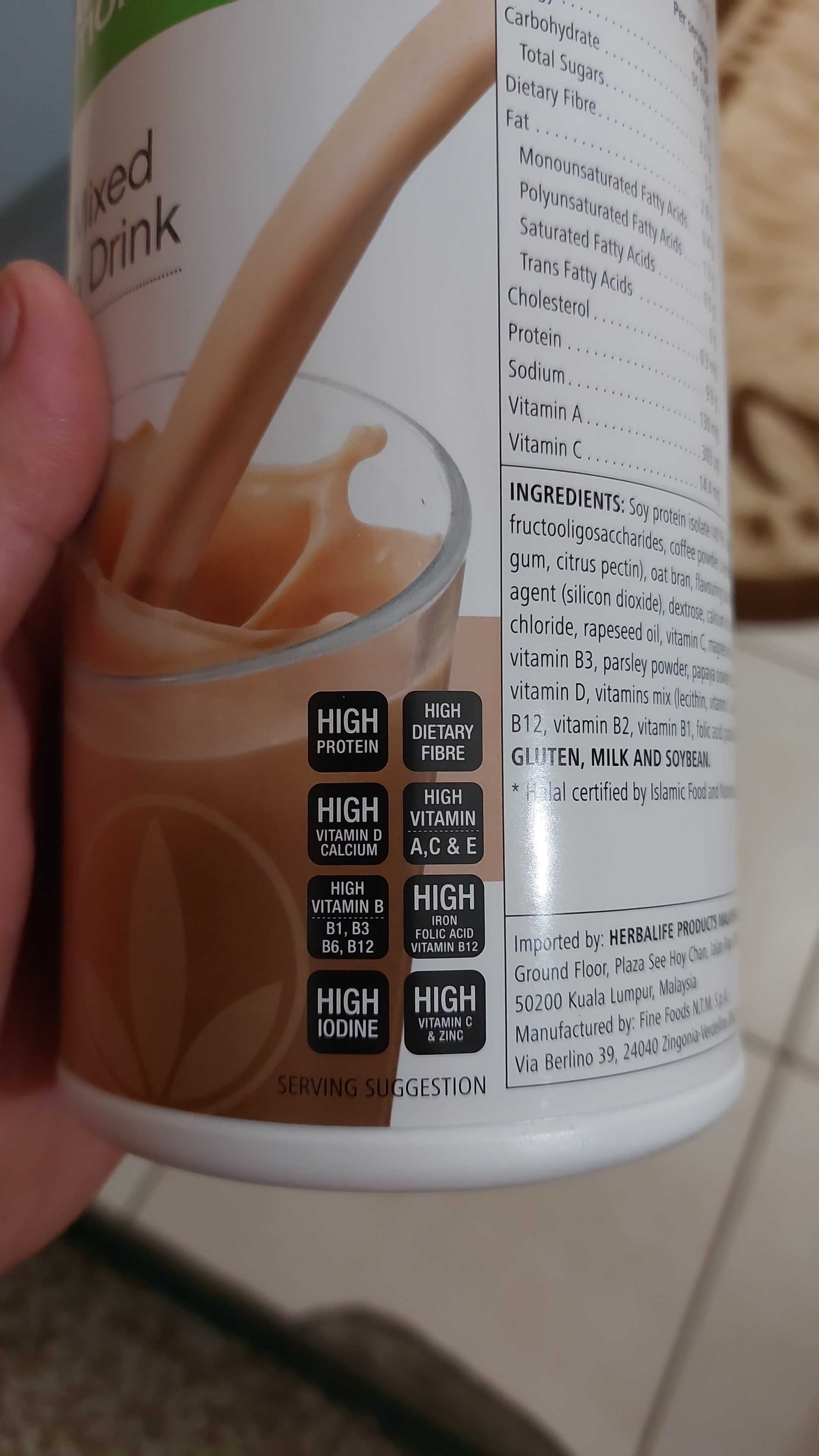 CEL MAI MIC PREȚ Herbalife nutriție formula1 gust cappuccino 80 lei