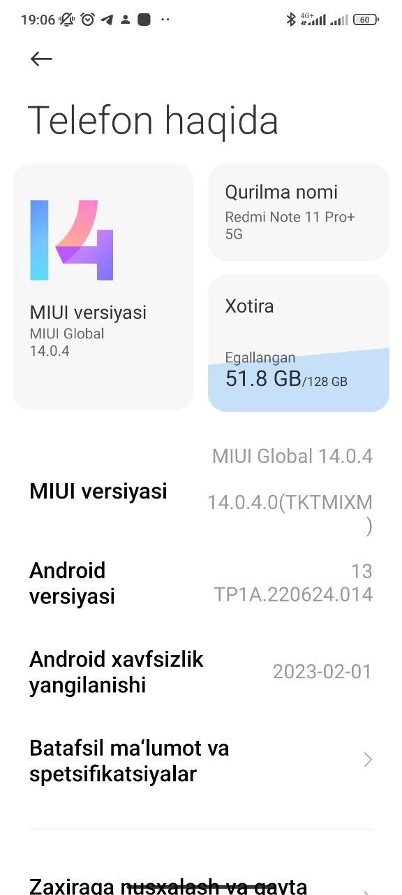 Redmi novt 11 pro