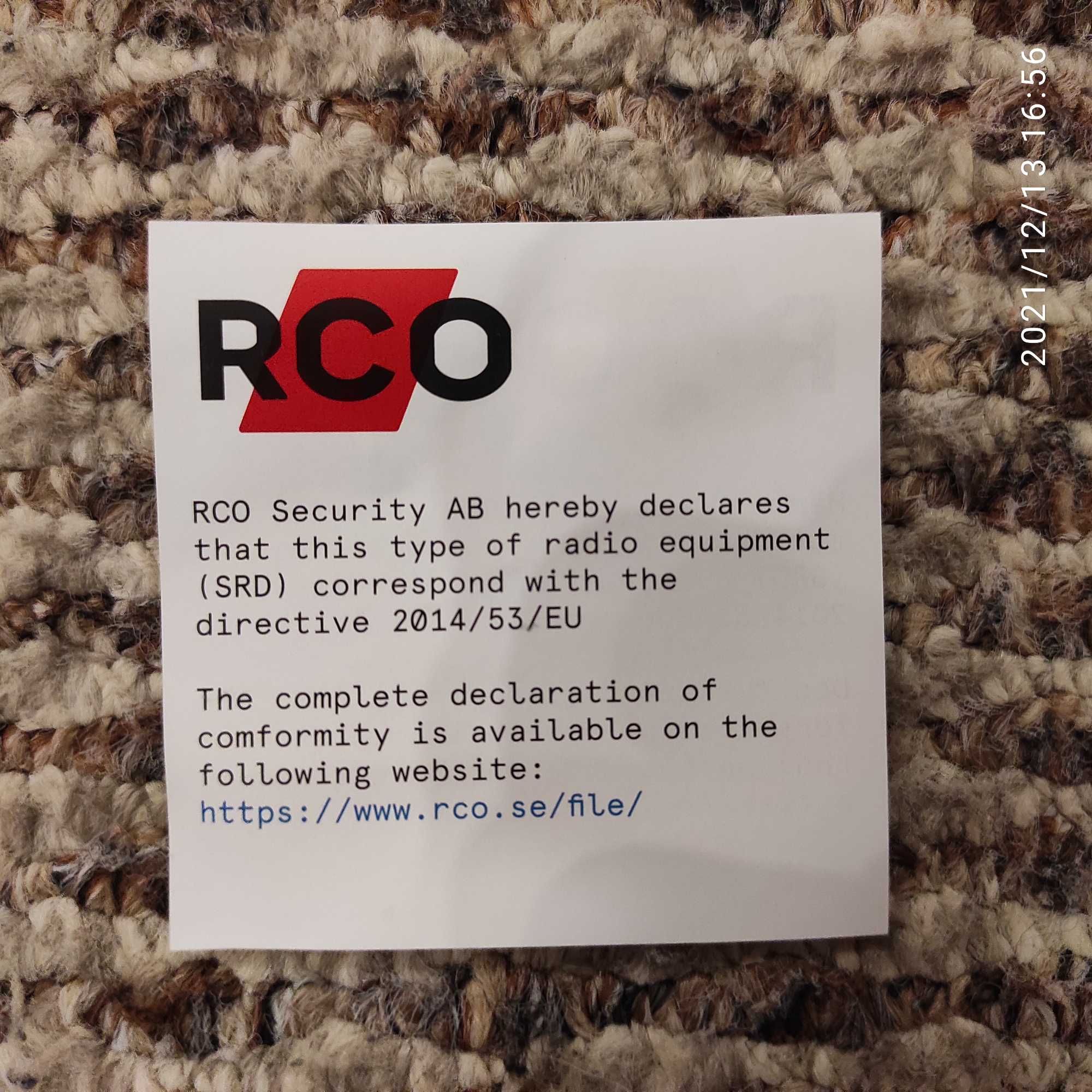 Telecomanda Card Reader  RCO   MIF-509  PROX/MIF-509
