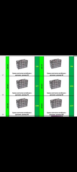 Клетчатые сумки.  Доставка бесплатная