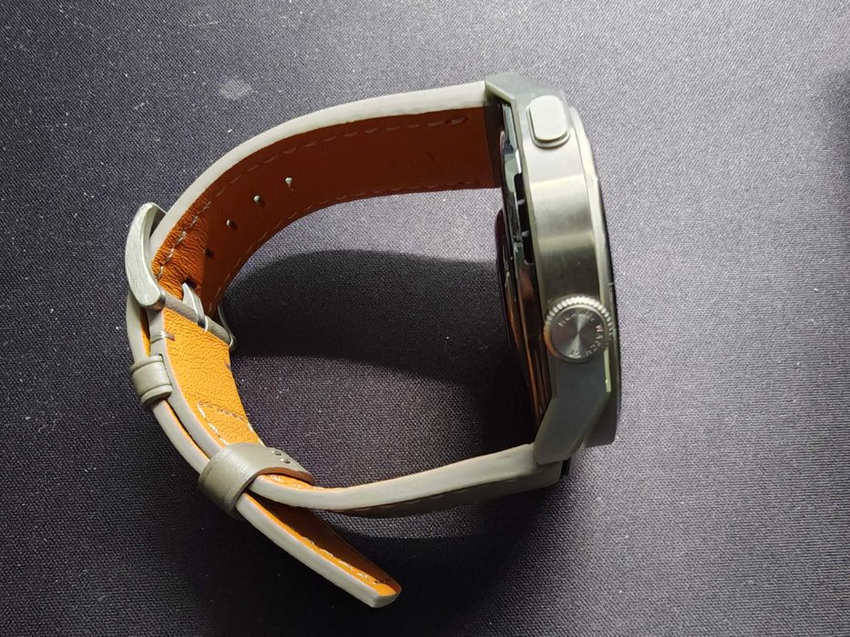 HUAWEI WATCH GT 3 Pro 46mm carcasă Titan, curea piele gri noua
