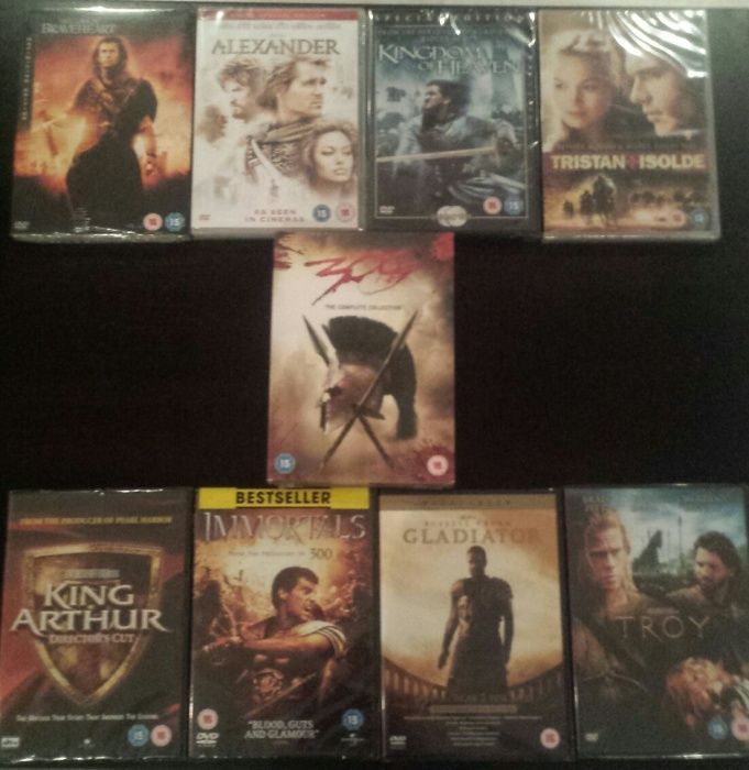 FILME Memorabile Istorice 10 DVD COLLECTION ( Originale si Sigilate )