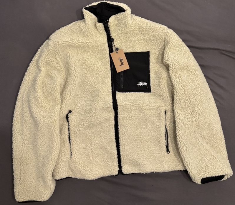 Jacheta stussy 8ball sherpa