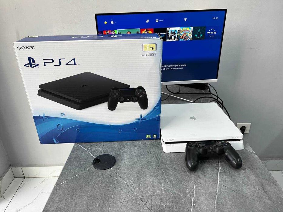Playtation 4 Slim 1Tb 12 Игр