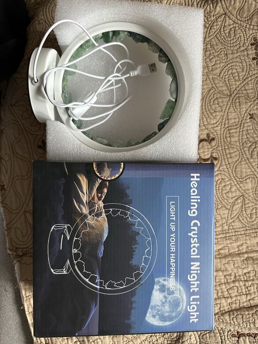 Lampa ambientala cu cristale