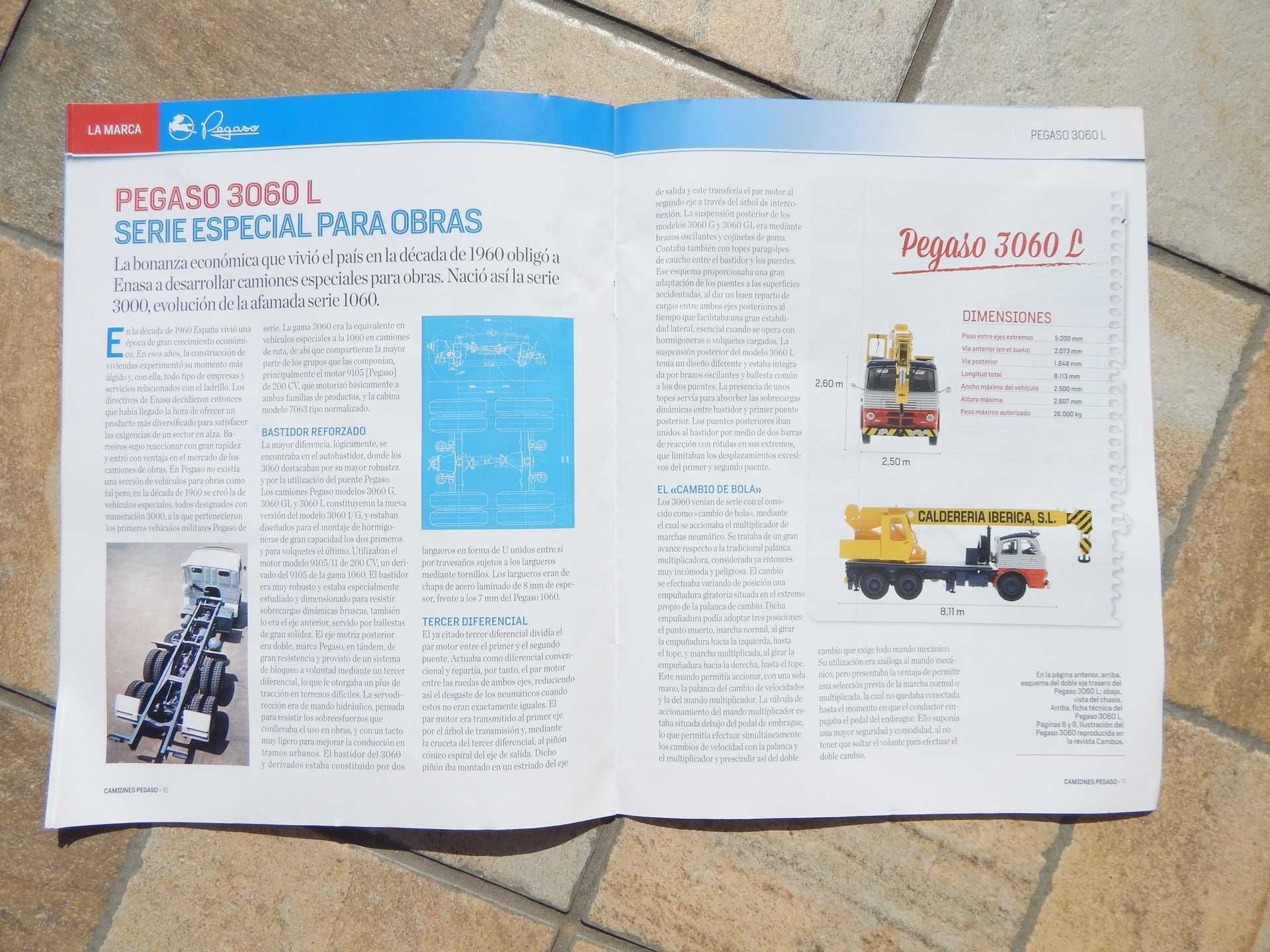 Revista prezentare automacara Pegaso 3060 L Caldereria Iberica 1967