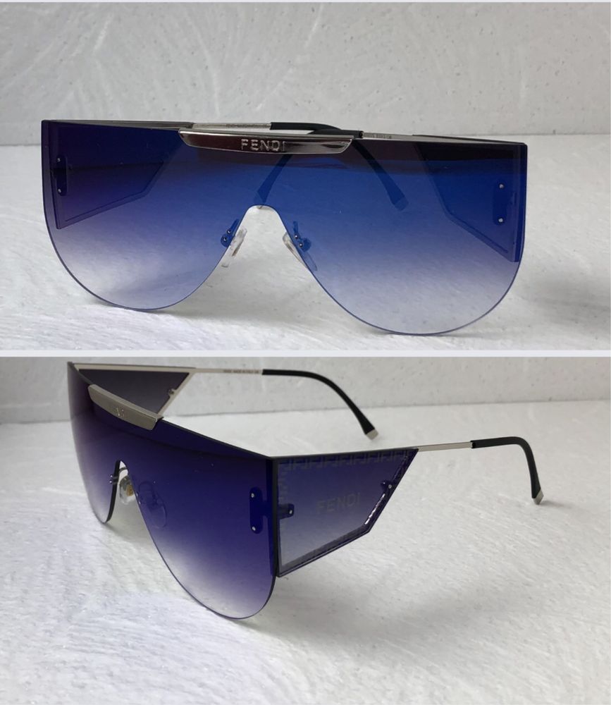 Дамски слънчеви очила маска 6 цвята черни кафяви сини F 2020