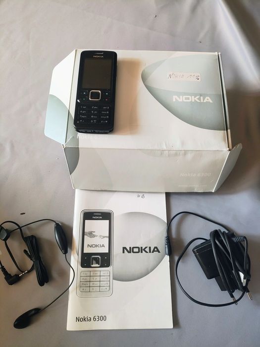 Nokia 6300 Black, cutie originala, accesorii (decodat, IMPECABIL)