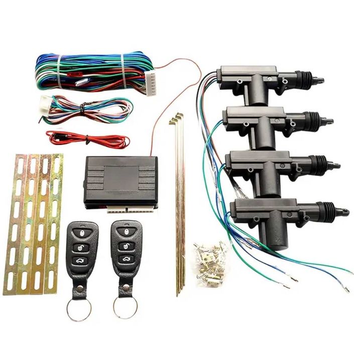 Închidere centralizată cu telecomandă si set de motorase