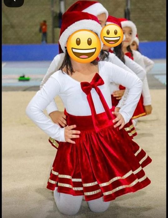 Шью костюм санты для девочек