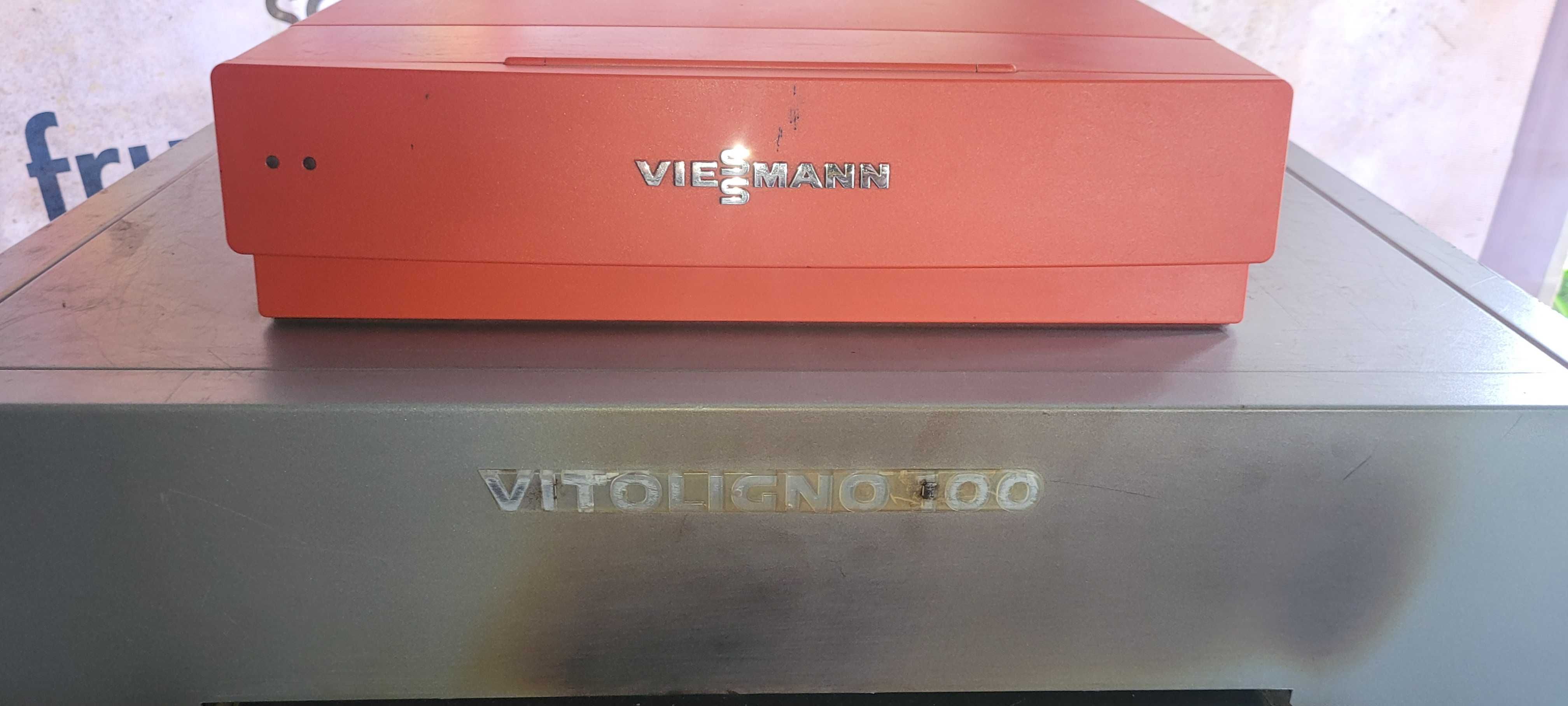 Cazan cu gazeificare Viessman Vitoligno 100s 30Kw