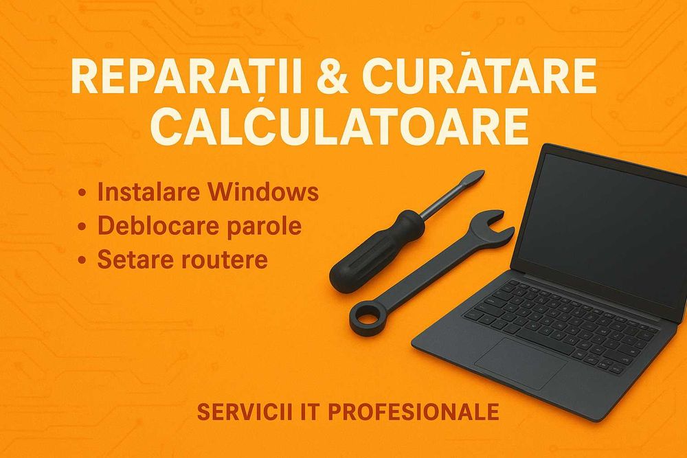 Servicii IT / Reparații Calculatoare / PS4 / PS5 / Windows