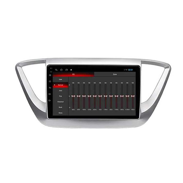 Navigatie Android 14 Hyundai Accent 2017 1/8 Gb Waze CarPlay + CAMERA