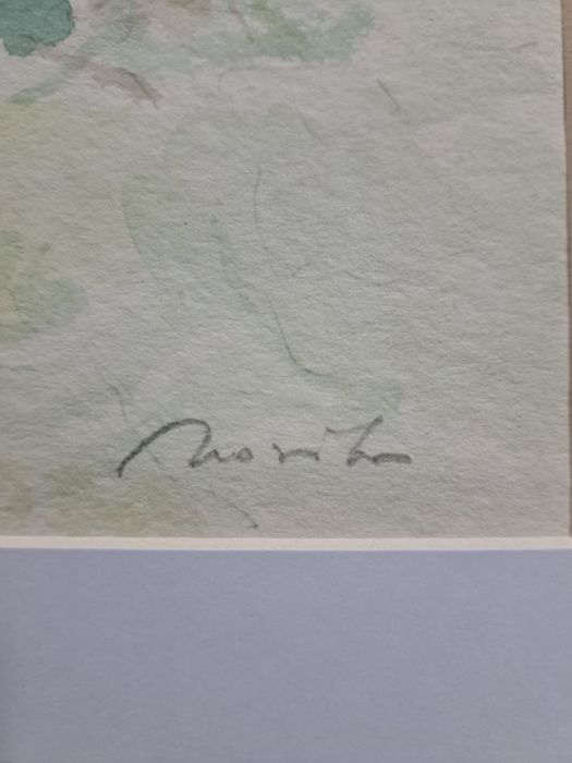 Pictură, acuarelă,"2 peisaje",Minu Movilă(n.1956).