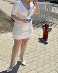 Rochie alba cununie civila