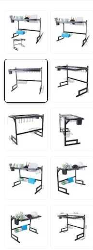 Suport vase deasupra chiuvetei Verk Group, metalic negru, cu suport