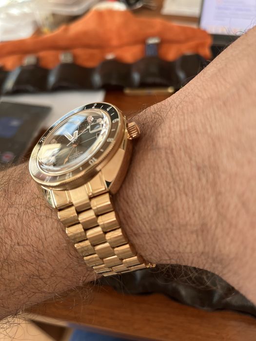 Автоматична Bulova Oceanographer GMT Devil Diver Rose Gold