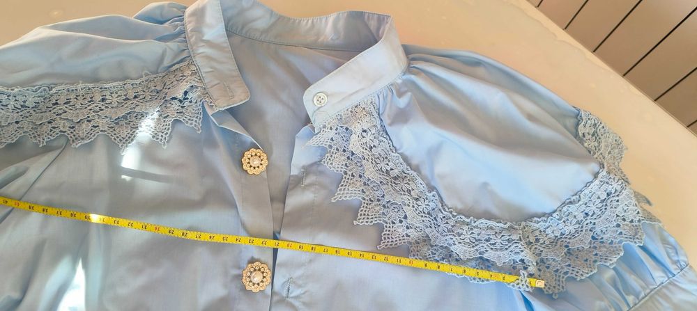 Дамска риза в  синьо