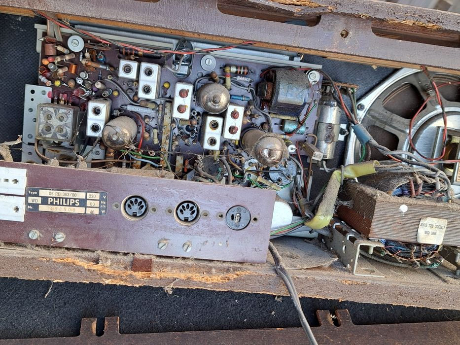 Radio mic  lampi vechi  Philips   stereo