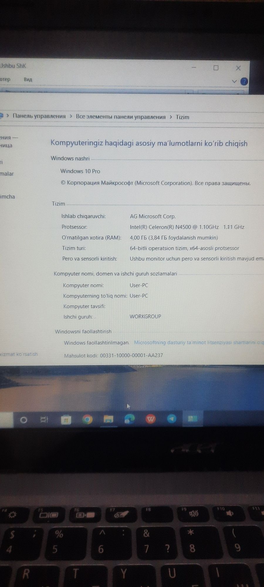 Acer aspire 3 A315