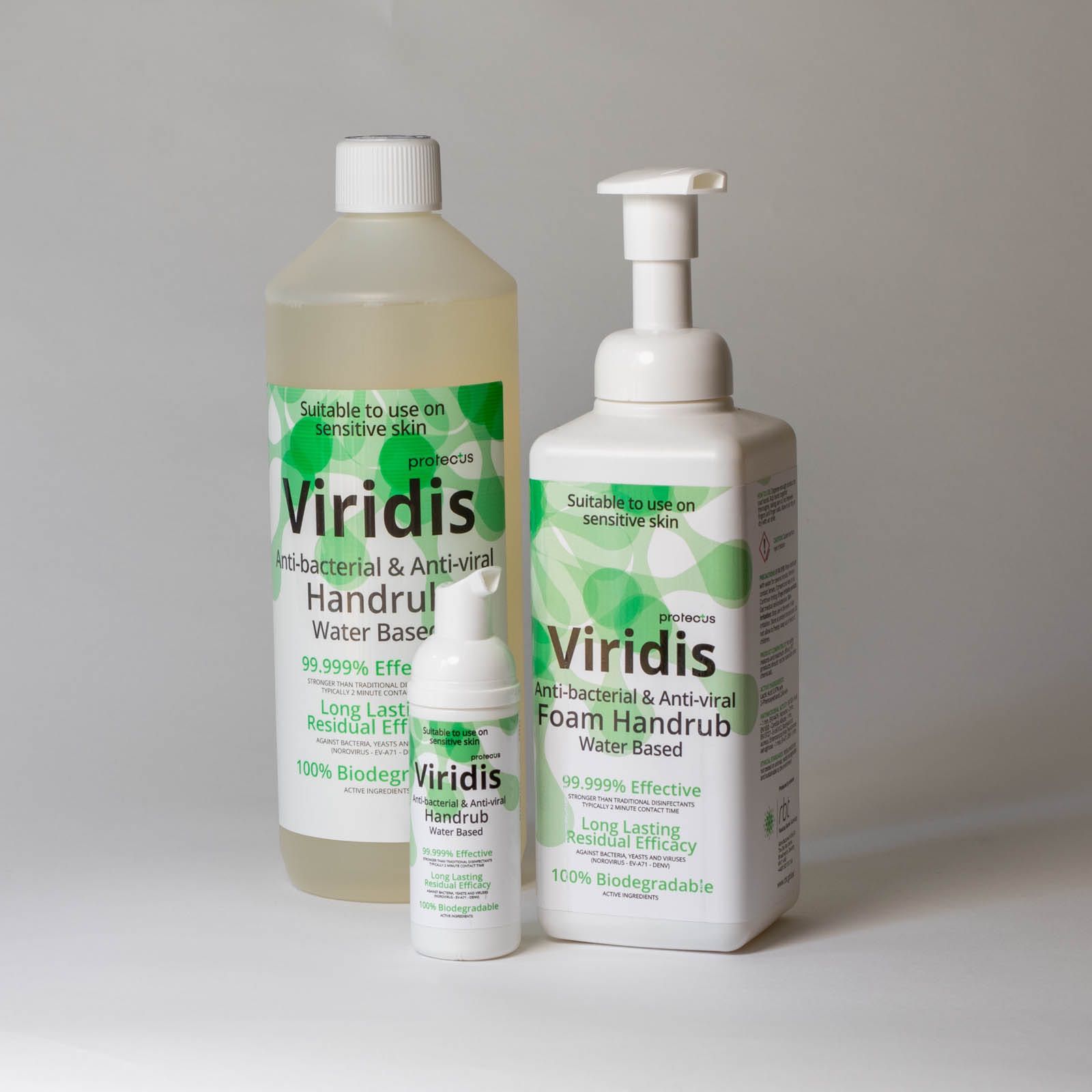 Protectus Viridis BIO - Dezinfectant spuma pt mâini si suprafețe