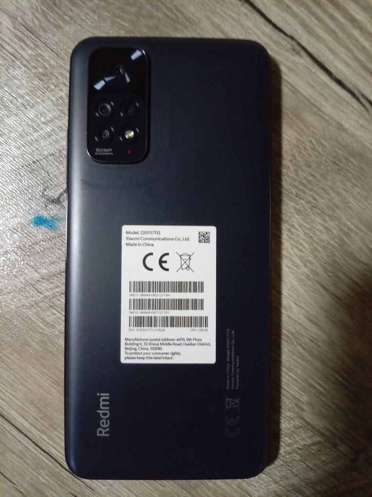 Redmi 11 pro telefon rangi to'q seriy hotirasi 128gb ochilmagan holat