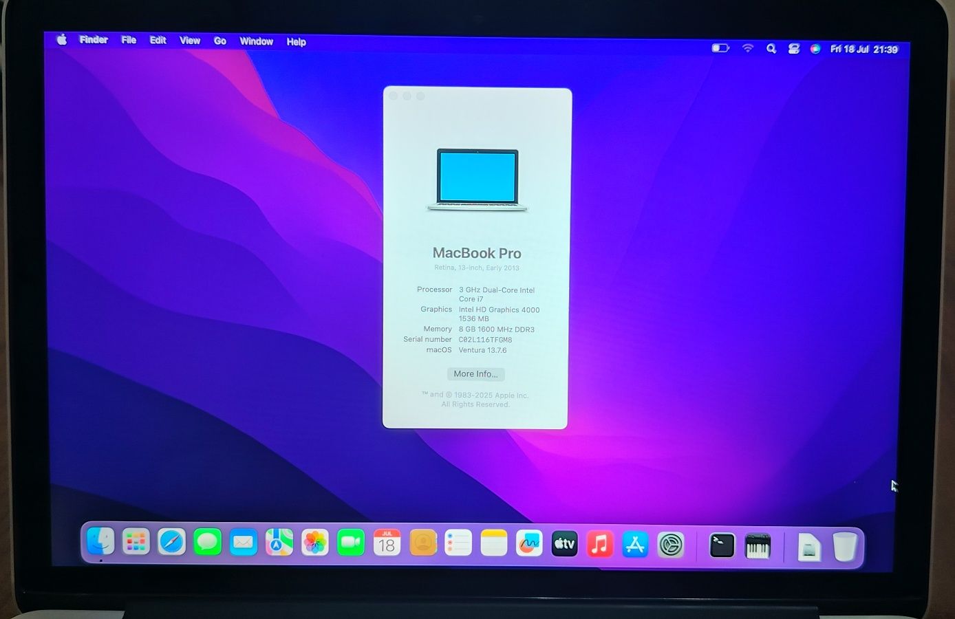 Apple macbook pro
