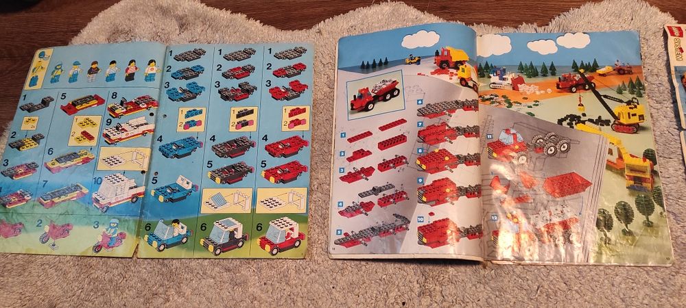 Carte cu seturi de constructi lego vintage