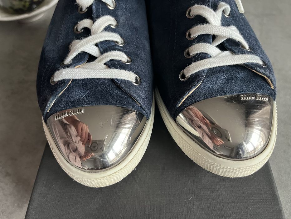 Обувки велур Miu Miu