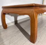 Măsuță de Cafea stil Asiatic, din Lemn Masiv; Masă Joasă 128X64 cm