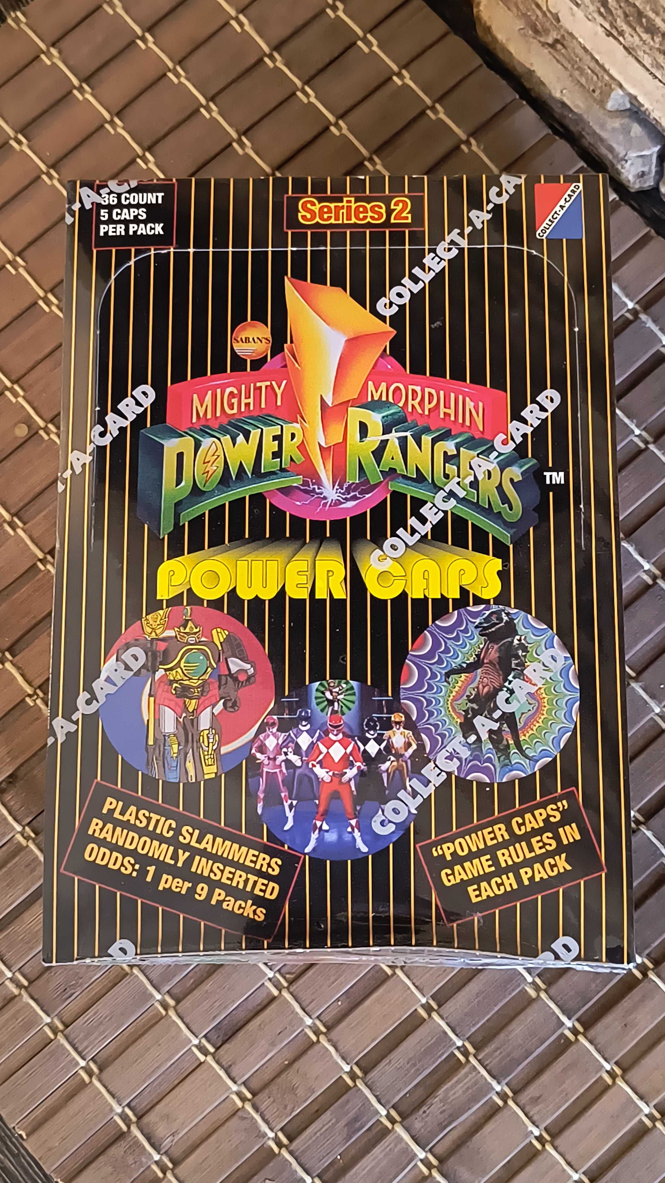 Power Rangers Power Caps кутии от 90-т