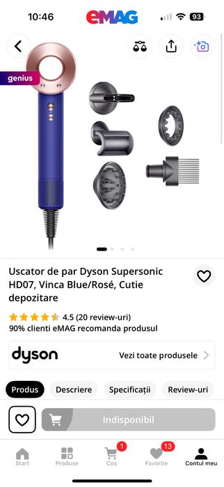 Uscator par Dyson HD07