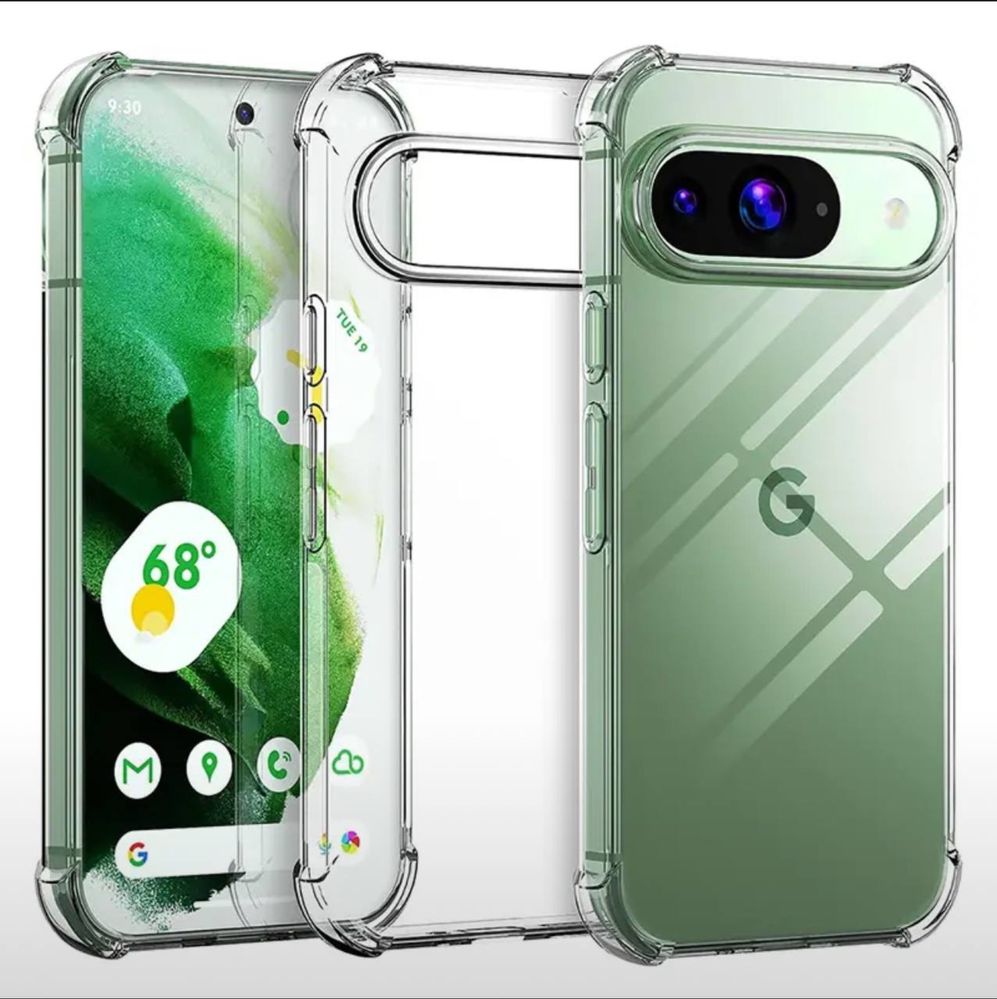 Прозрачный чехлы и стеклы для Google Pixel 8/8 pro 9/9pro и 9 XL