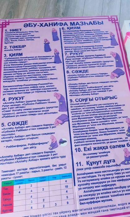 Бейнелі жайнамаз қыз