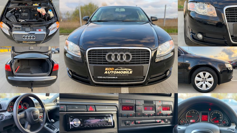 Audi A4 / B7 / Berlina / 2007 / 1.9 TDI / 116 cai / Euro 4 /