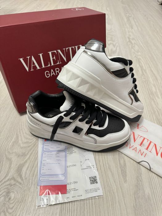 Adidasi Valentino Gravani Black&White Snkeakers/Papuci