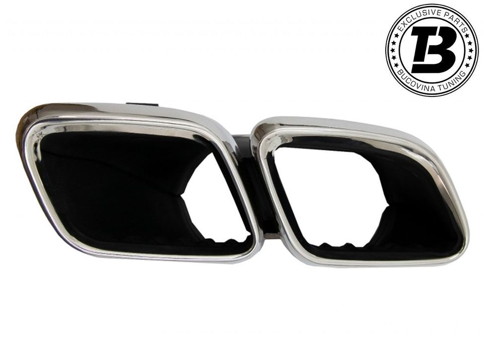 Difuzor Bara Spate cu Ornamente compatibil cu Mercedes C Class W205 C63 Design