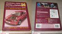 Manual auto Haynes Opel Astra Zafira Vectra Omega Calibra Frontera