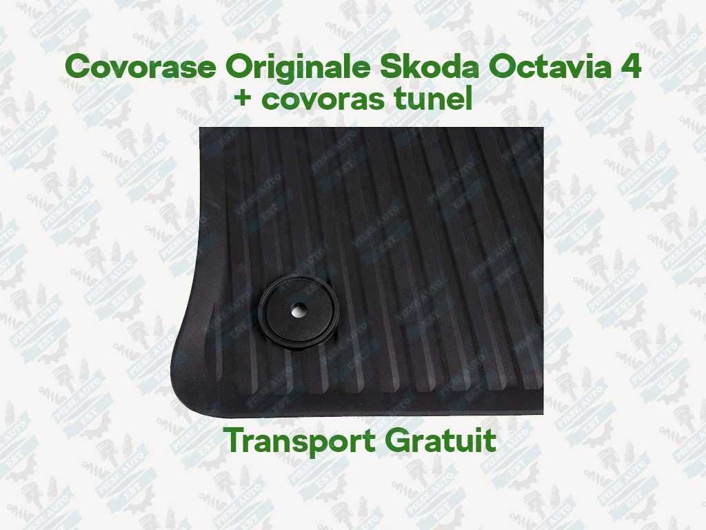 Covorase Originale Skoda Octavia 4 + covoras tunel + Transport Gratuit