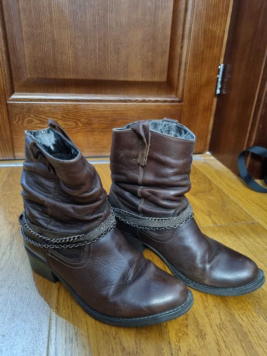 Ghete/botine maro marimea 36